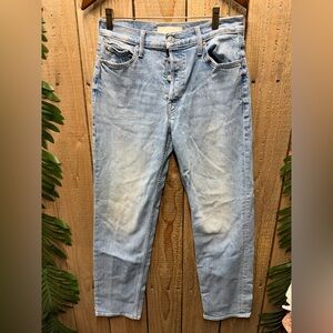 MOTHER Men's Light Blue Straight Jeans